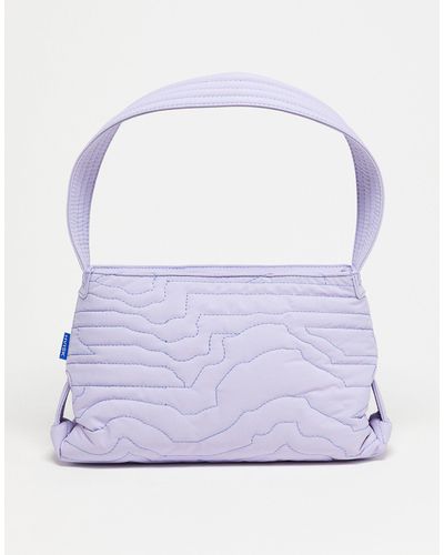 Hvisk Scape - sac porté épaule en similicuir matelassé - lilas - Violet