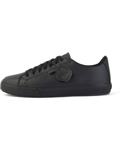 Kickers Tovni Vegan Lace Up Shoes - Black