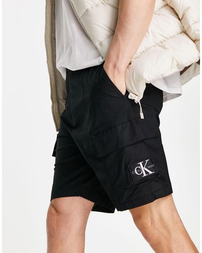 Shorts fluides/cargo Calvin Klein pour homme | Réductions en ligne jusqu'à  50 % | Lyst