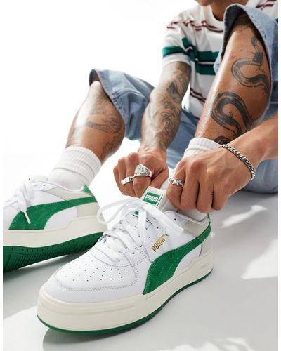 PUMA – ca pro – sneaker aus wildleder - Grün