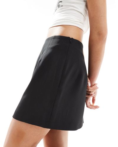 ASOS Tailored High Waist Mini Skirt - Black