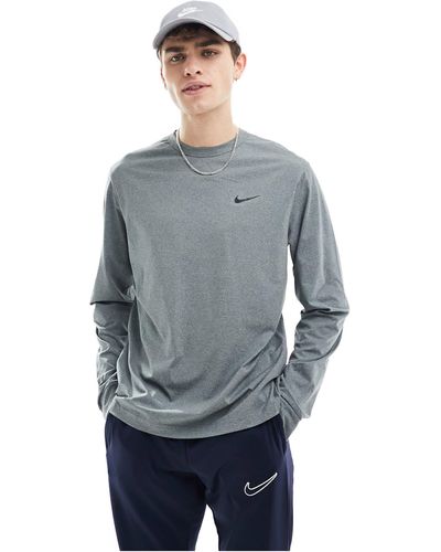 Nike Dri-fit Hyverse Long Sleeve - Grey