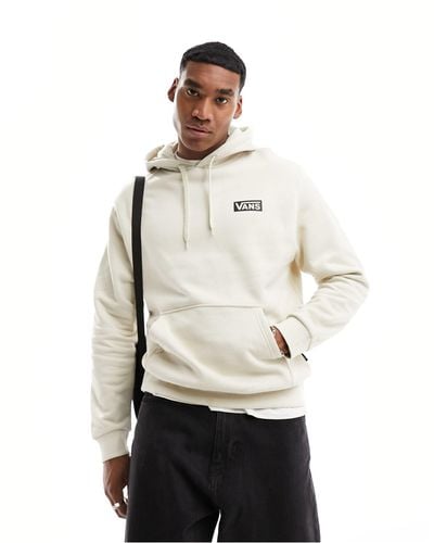Vans Relaxed Fit Box Logo Hoodie - Natural