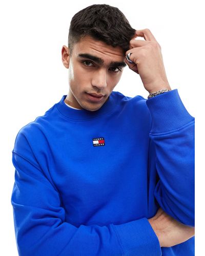 Tommy Hilfiger – locker geschnittenes sweatshirt - Blau