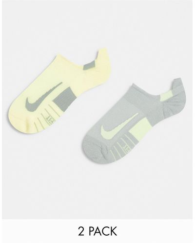 Nike Multiplier - Set Van 2 Paar Lage Sokken - Wit