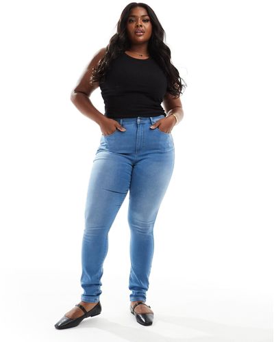 ONLY Augusta High Waisted Skinny Jeans - Blue