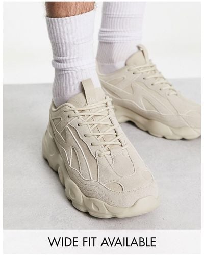 ASOS Sneakers pietra con suola chunky - Multicolore