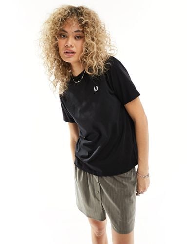 Fred Perry Crew Neck T-shirt - Black