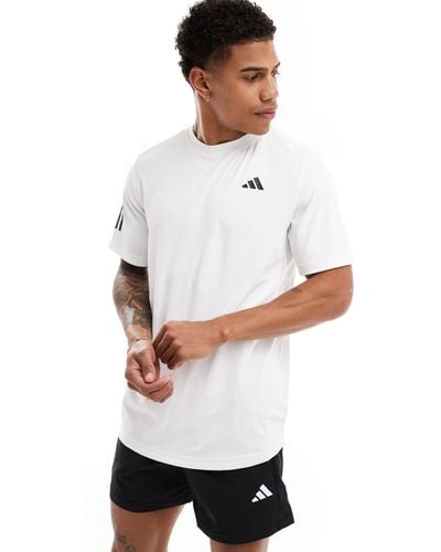 adidas Originals Adidas Club 3-stripes Tennis T-shirt - White
