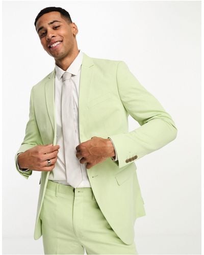 Jack & Jones Premium - giacca da abito slim color menta - Verde