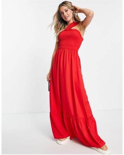 Little Mistress By Vogue Williams One Shoulder Dress - Red
