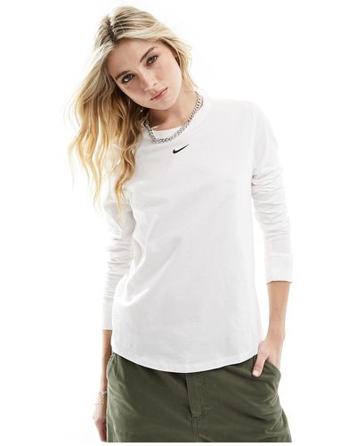 Nike Essentials Long Sleeve Top - White