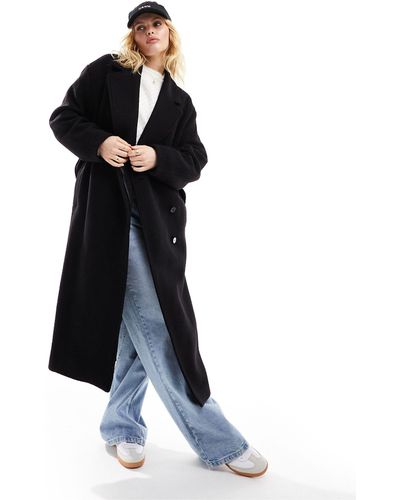& Other Stories Belted Wool Coat - Black