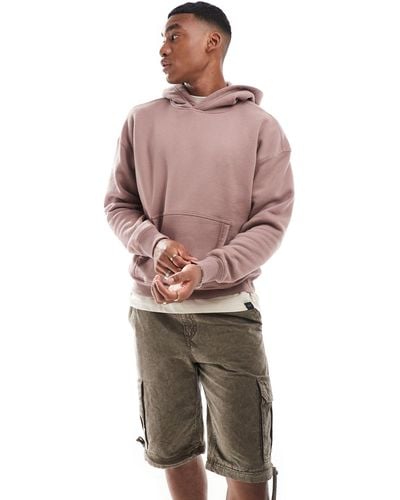 Hollister Boxy Fit Hoodie - Pink