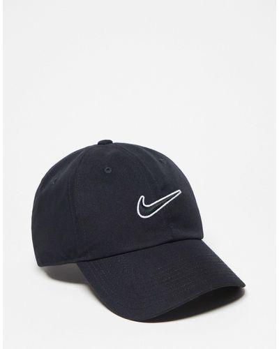 Nike - Bonnet à logo virgule - Noir