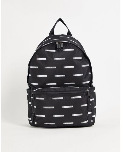 Calvin Klein All Over Print Backpack - Black