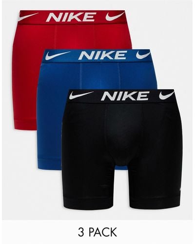 Nike – dri-fit essential – 3er-pack mikrofaser-unterhosen - Blau