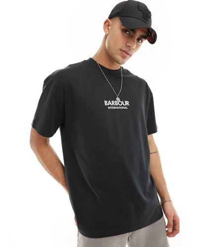 Barbour Formula Oversized T-shirt - Black