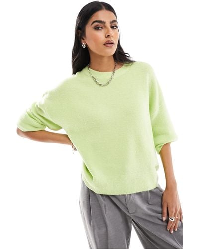 ASOS Boxy High-neck Sweater - Green