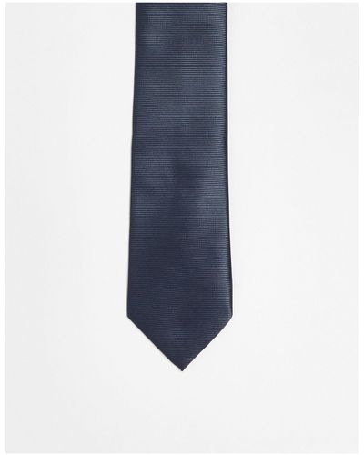 ASOS Cravate classique - gris - Bleu