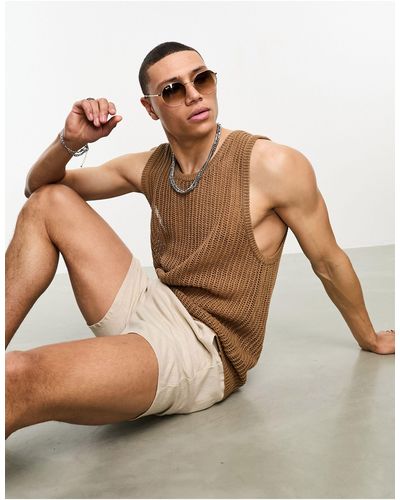 T-shirts sans manches et débardeurs Bershka pour homme | Réductions en  ligne jusqu'à 47 % | Lyst
