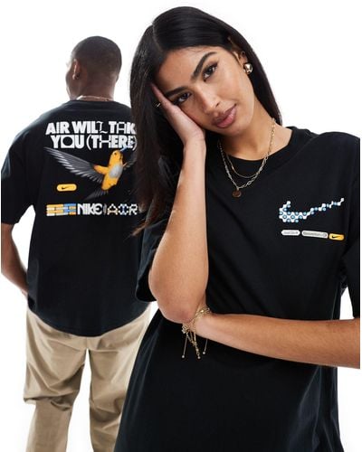 Nike Air Bird Unisex Back Graphic T-shirt - Black