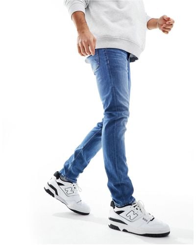 Calvin Klein Jeans skinny lavaggio medio - Blu