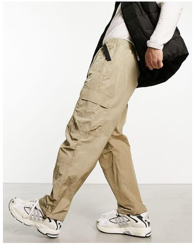Lacoste Pantalones holgados estilo worker - Neutro