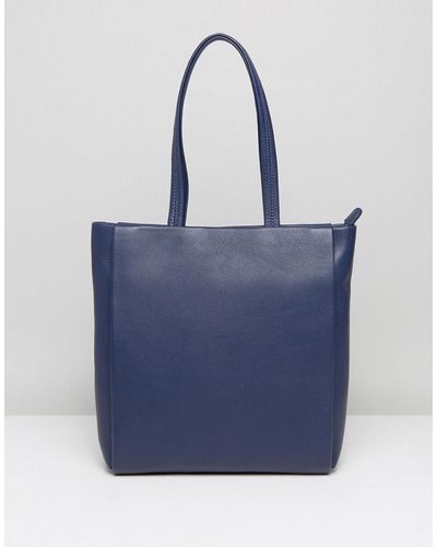 Jaeger Icon Leather Bag - Blue