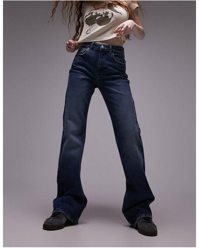 TOPSHOP Jeans a zampa comodi miliardario - Blu