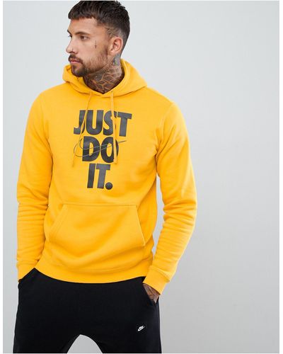 Nike – Just Do It – Kapuzenpullover - Gelb