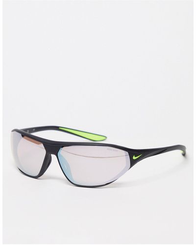 Nike Aero swift - occhiali da sole tecnici neri - Bianco