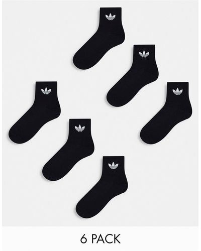 adidas Originals Confezione da 6 calzini neri - Nero