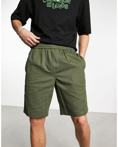 Collusion Pull On Shorts - Green