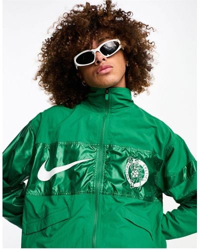 Nike Basketball Nba Unisex Boston Celtics Unisex Jacket - Green