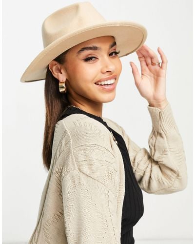 ASOS Structured Fedora With Size Adjuster - Multicolour