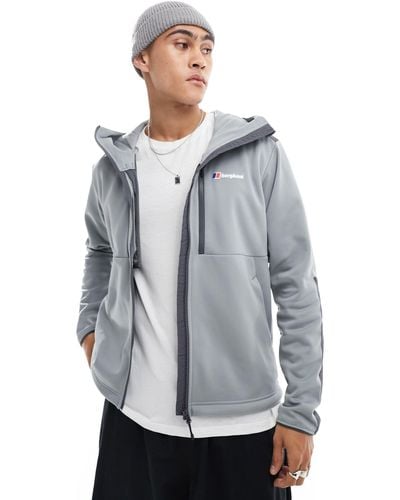 Berghaus Reacon Hooded Fleece Zip-up Jacket - Grey