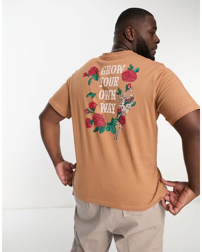 Bolongaro Trevor Plus - T-shirt Met Print Op - Bruin
