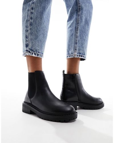 New Look Chunky Chelsea Boot - Black