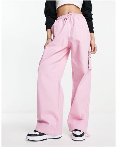 Ellesse Trazzal Oversized Track Trousers - Pink