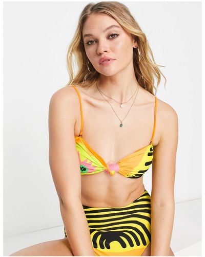 It's Now Cool Premium Bandeau Bikini Top - Multicolour