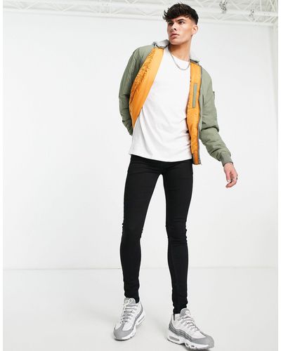 French Connection Super Skinny Stretchjeans - Zwart