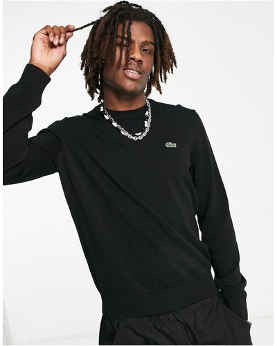 Lacoste jumper cheap black