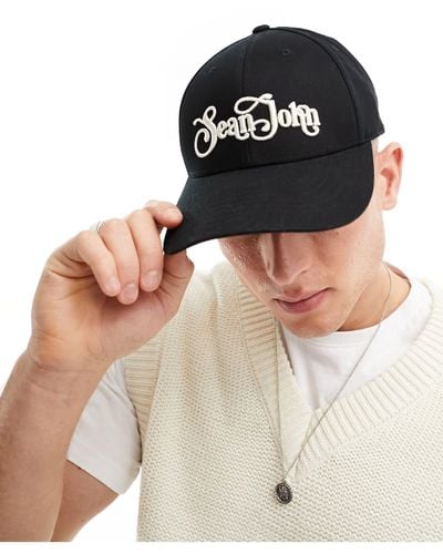 Sean John Retro Logo Baseball Cap - Black