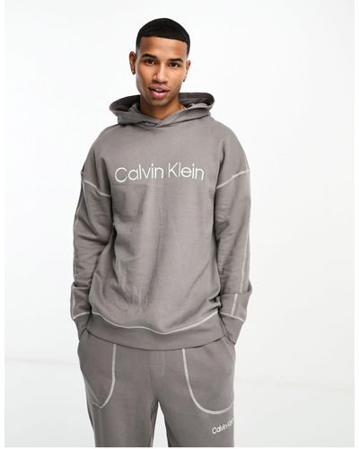 Calvin Klein – future shift – kapuzenpullover - Grau