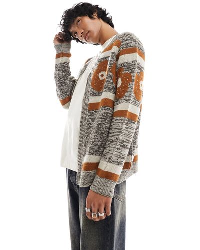 ASOS Knitted Cardigan - Grey