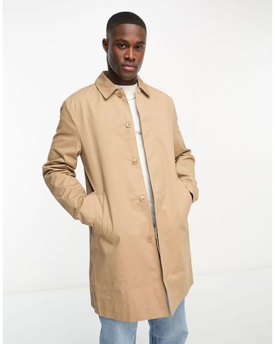 New Look Trench-coat imperméable - taupe - Blanc