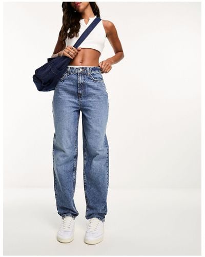 ASOS Relaxed Mom Jeans - Blue