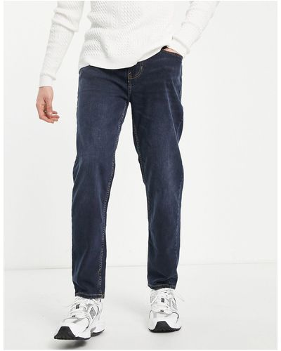 New Look Jeans slim rigidi scuro - Blu