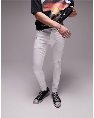 TOPMAN – hautenge jeans - Weiß